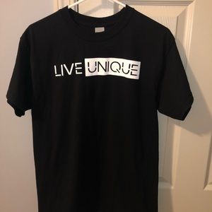 Live Unique Black shirt